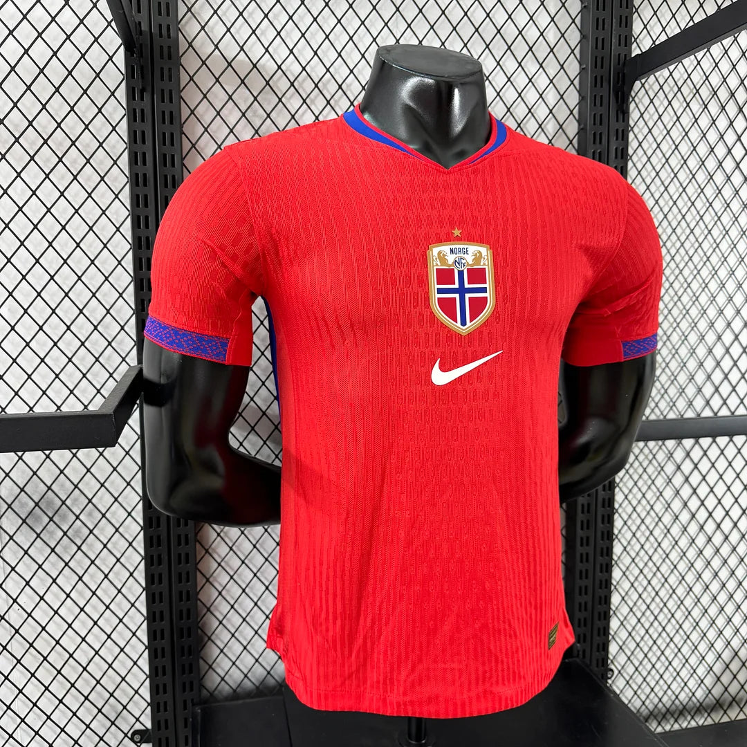2025 Player Version Norway National Team Home Football Jersey