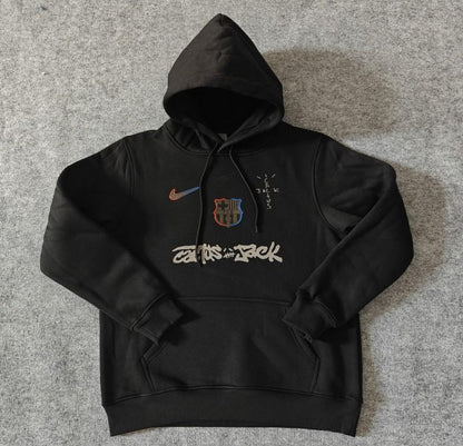 25/26 Barcelona Black Cactus Jack Hoodie Special Edition