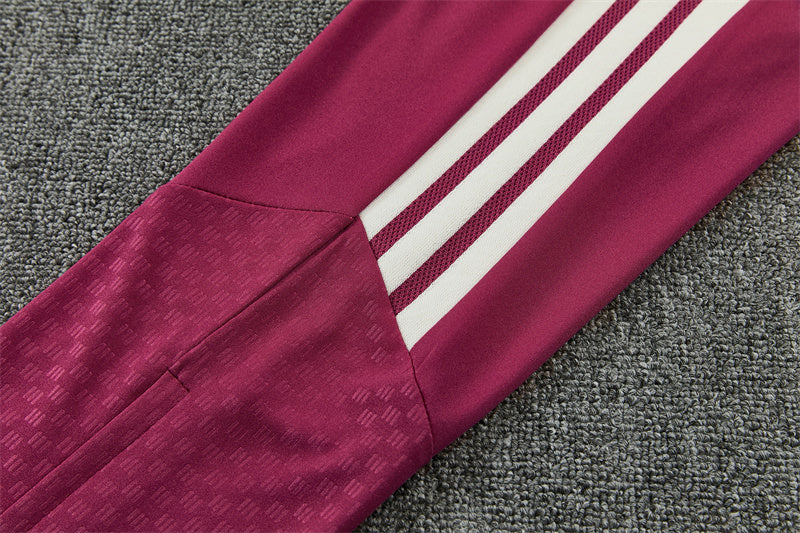 2026/2027 Real Madrid Beige Half-Pull Tracksuit