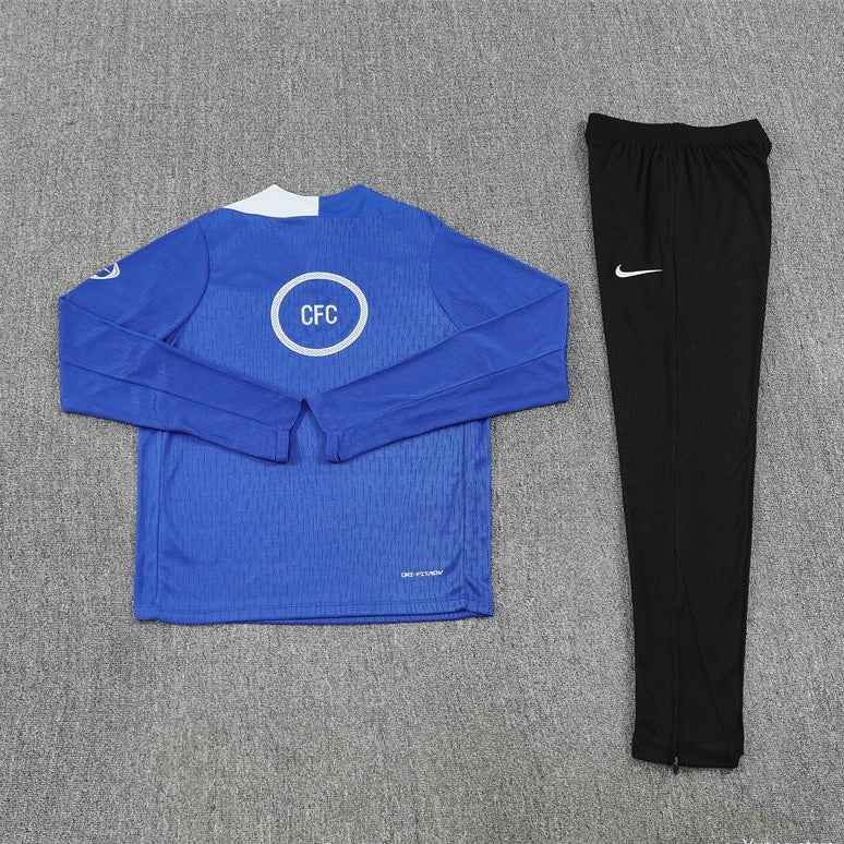 2025/2026 Chelsea Half-Pull Tracksuit Blue