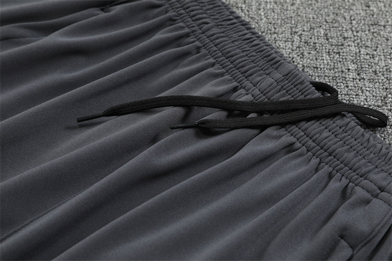 2025/2026 Arsenal Half-Pull Black Grey Tracksuit