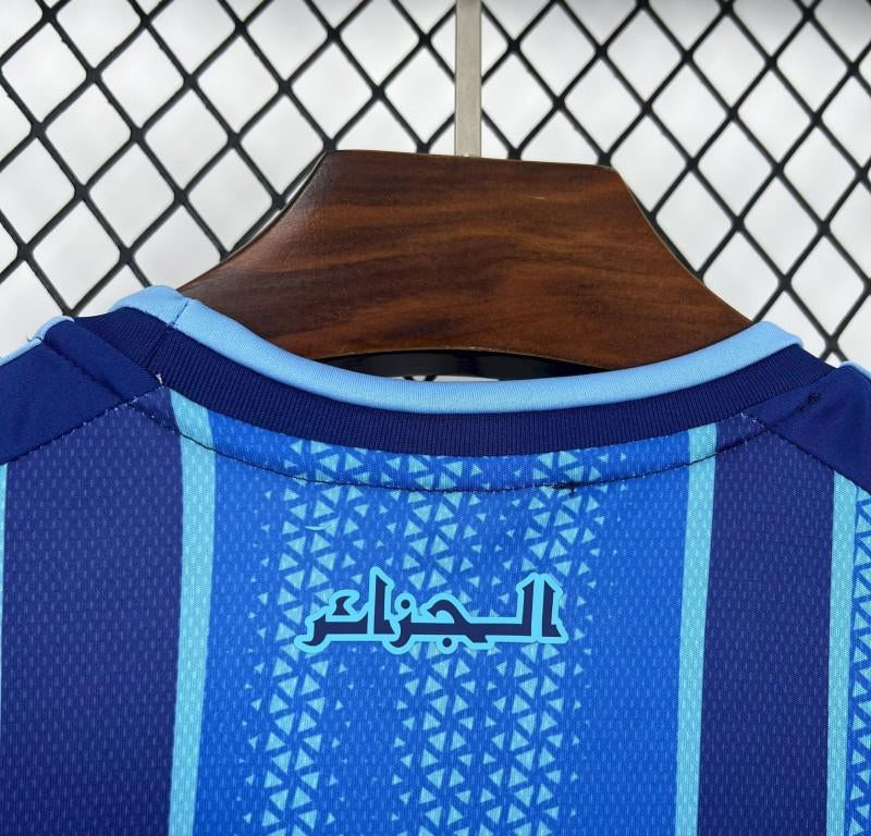 2026 Algeria World Cup Pre-Match Blue Jersey