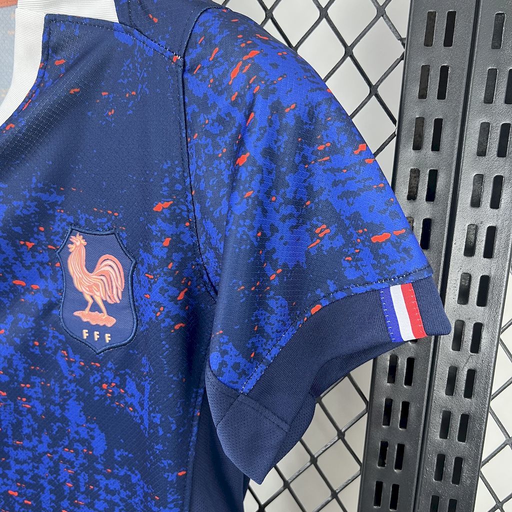 Womens 2026 France Home World Cup Football Jersey