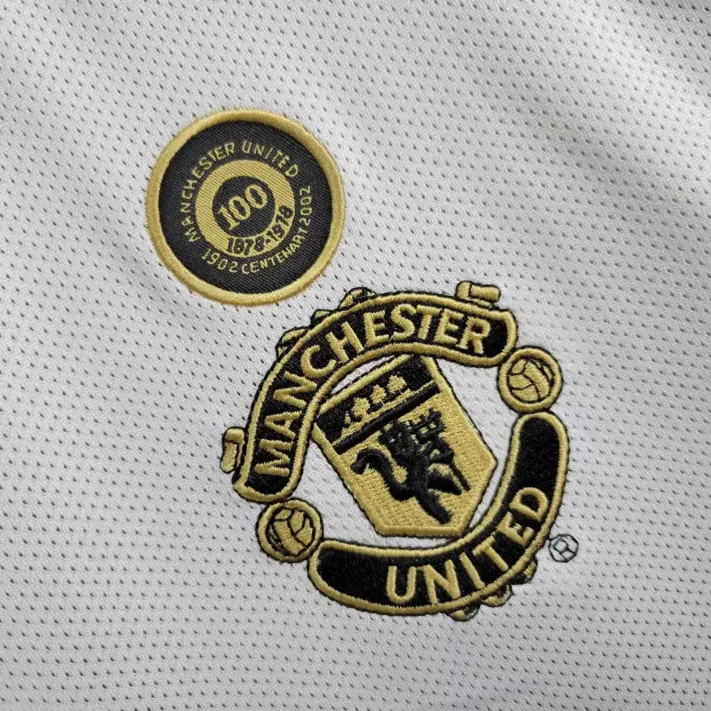 Retro2001/2002 Manchester United Third Centenary Reversible Jersey