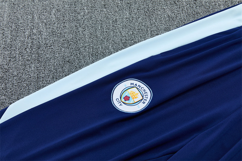 2026/2027 Manchester City Light Blue Half-Pull Tracksuit
