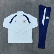 2026/2027 Manchester City Light Blue Half-Pull Tracksuit