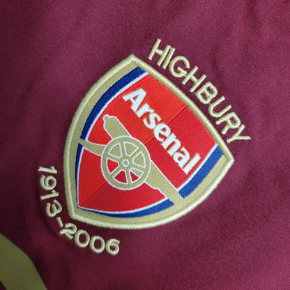 2005/2006 Retro Long Sleeve Arsenal Home Football Shirt 1:1 Thai Quality