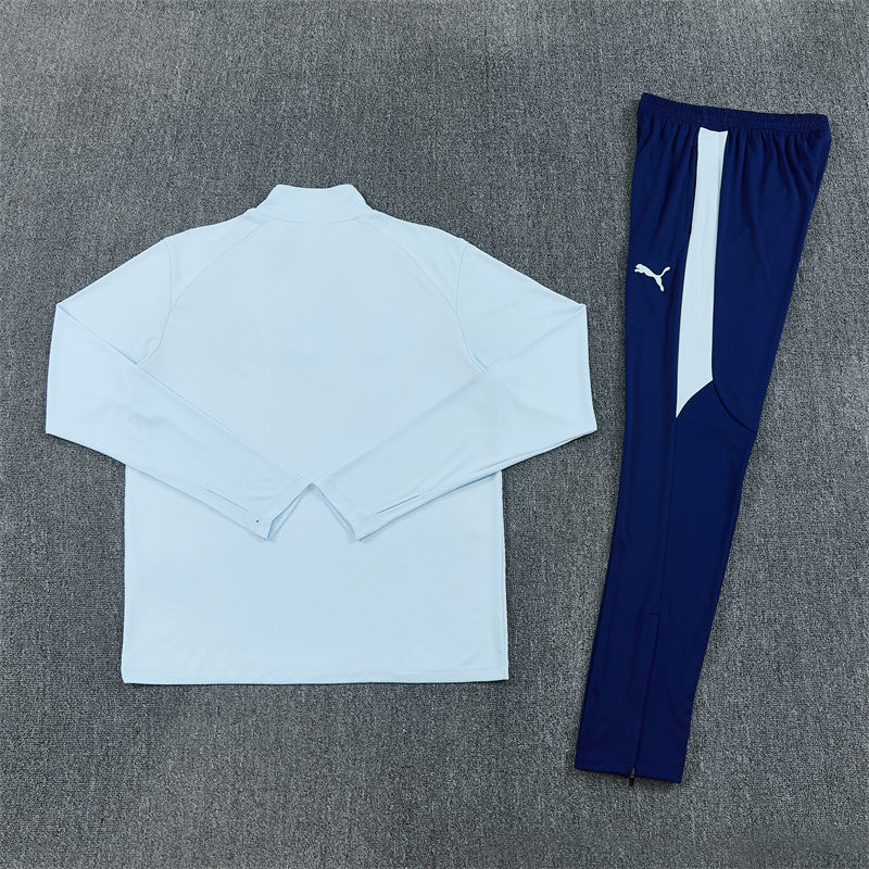 2026/2027 Manchester City Light Blue Half-Pull Tracksuit