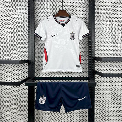 2026 England Home Football Shirt Kids Size