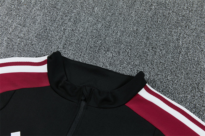 2026/2027 Arsenal Black Half-Pull Tracksuit