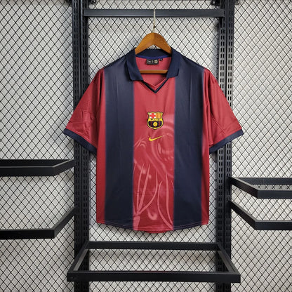Barcelona x Travis Scott Retro 2000/01 Home Skeleton Jersey