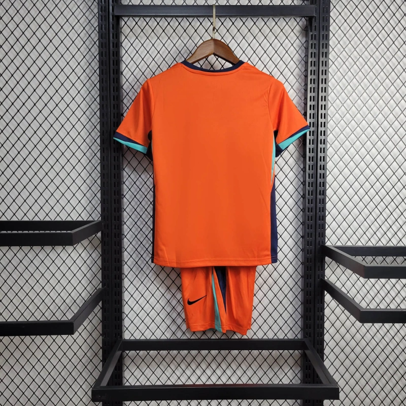 2024 Netherlands Home Football Shirt 1:1 Thai Quality Kids Size