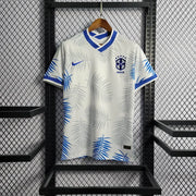 2022 Brazil Blue Beach Football Jersey
