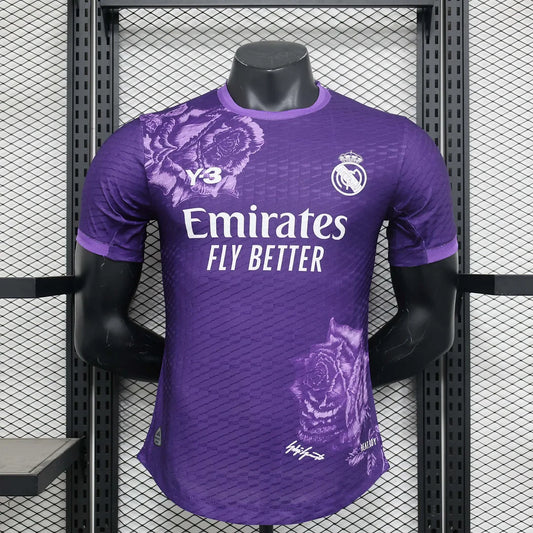 2023/2024 Real Madrid Y-3 Special Edition Purple Football Shirt - Player Version