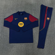 2026/2027 Barcelona Red Blue Half-Pull Tracksuit