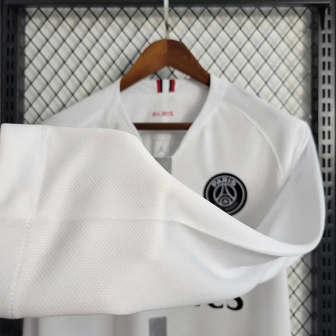 2018/2019 Retro Long Sleeve PSG Paris Saint-Germain Away Football Shirt 1:1 Thai Quality