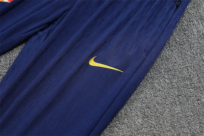 2025/2026 Atletico Madrid Blue Half-Pull Tracksuit