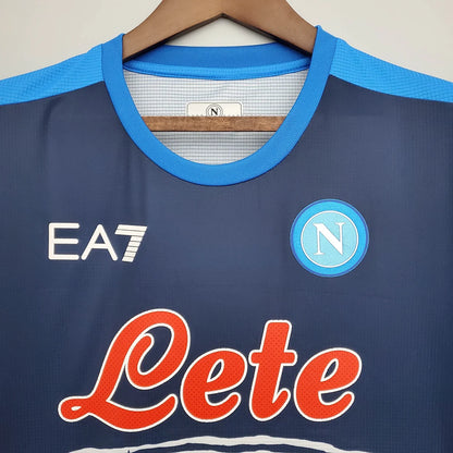 Napoli Soccer Commemorative Edition Blue Jersey 2021/2022 Retro 1:1 Thai Quality