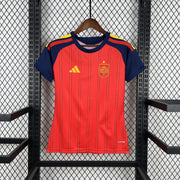 Womens 2026 Spain Home World Cup Football Jersey
