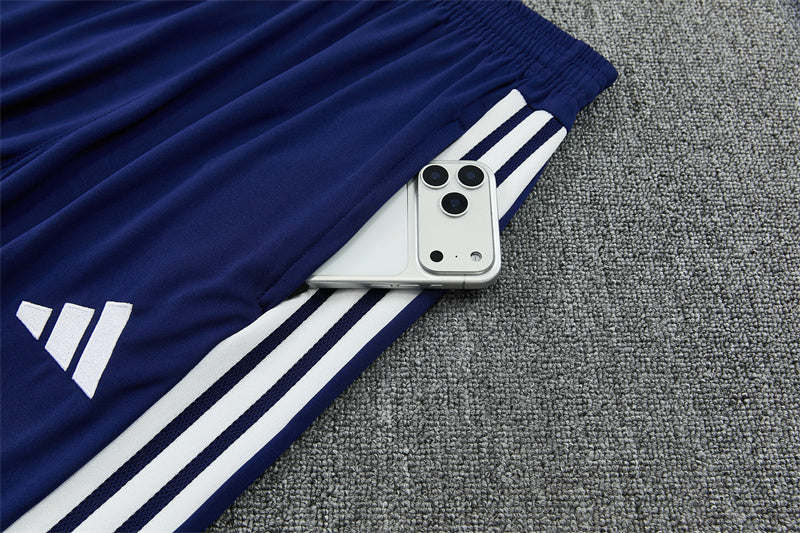 2026/2027 Real Madrid White Half-Pull Tracksuit