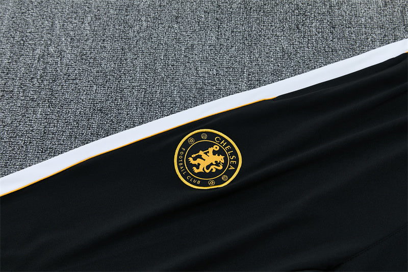 2026/2027 Chelsea Black Half-Pull Tracksuit