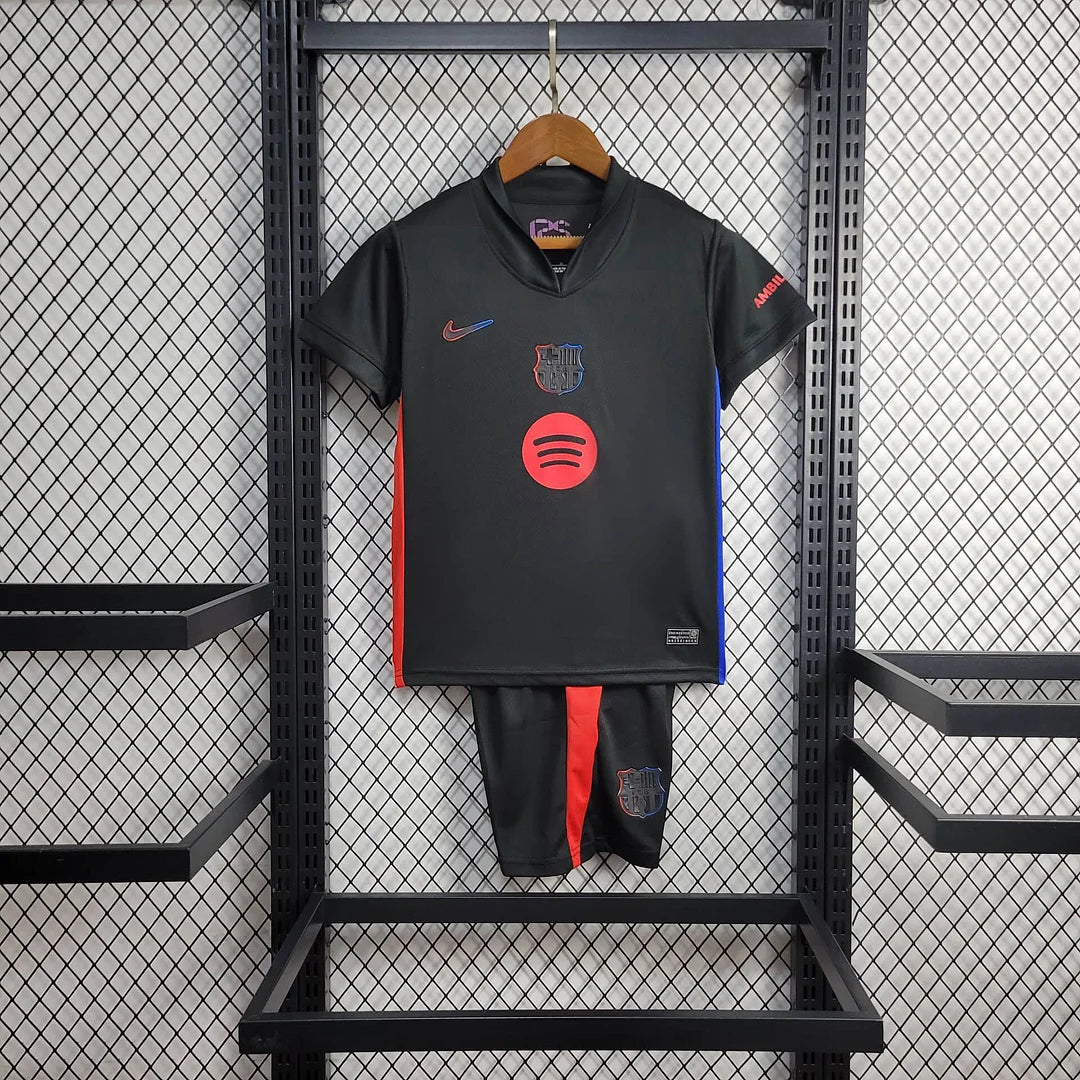 2024/2025 Kids Size Barcelona Away Football Shirt 1:1 Thai Quality