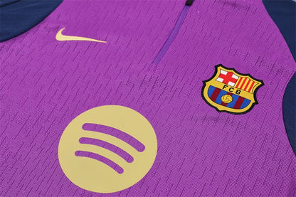 2025/2026 Barcelona Purple Half-Pull Tracksuit
