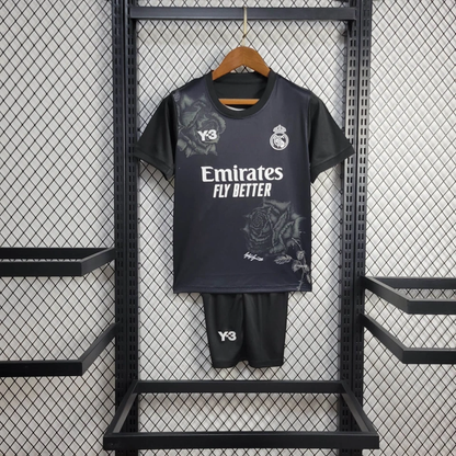 2024/2025 Real Madrid Y-3 Special Edition Black Football Shirt 1:1 Thai Quality Kids Size