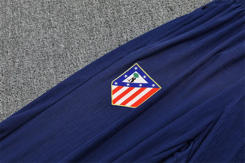 2025/2026 Atletico Madrid Blue Half-Pull Tracksuit