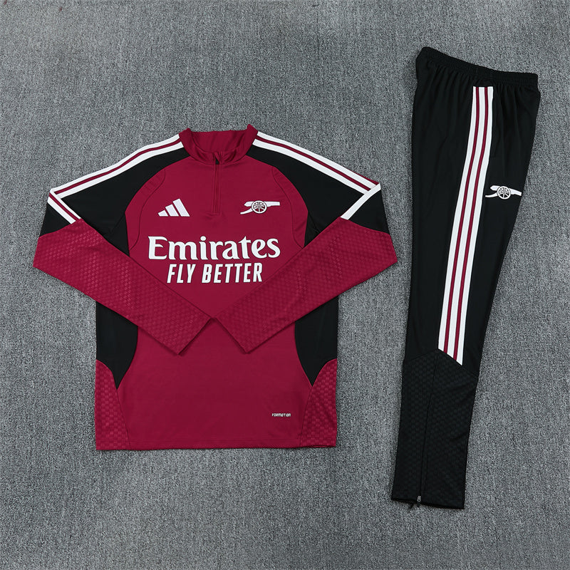 2026/2027 Arsenal Red Half-Pull Tracksuit