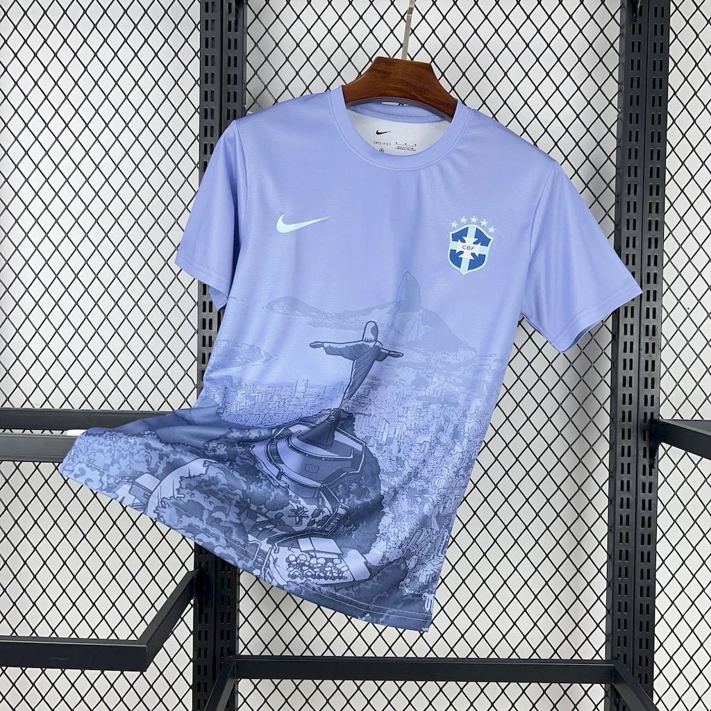 2026 Brazil Special Edition Purple Rio Football Shirt