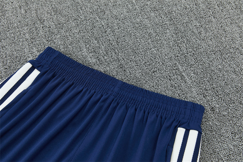2026/2027 Real Madrid Blue Half-Pull Tracksuit