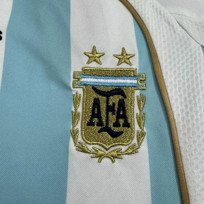 2006 Retro Argentina Home Football Shirt Kids Size