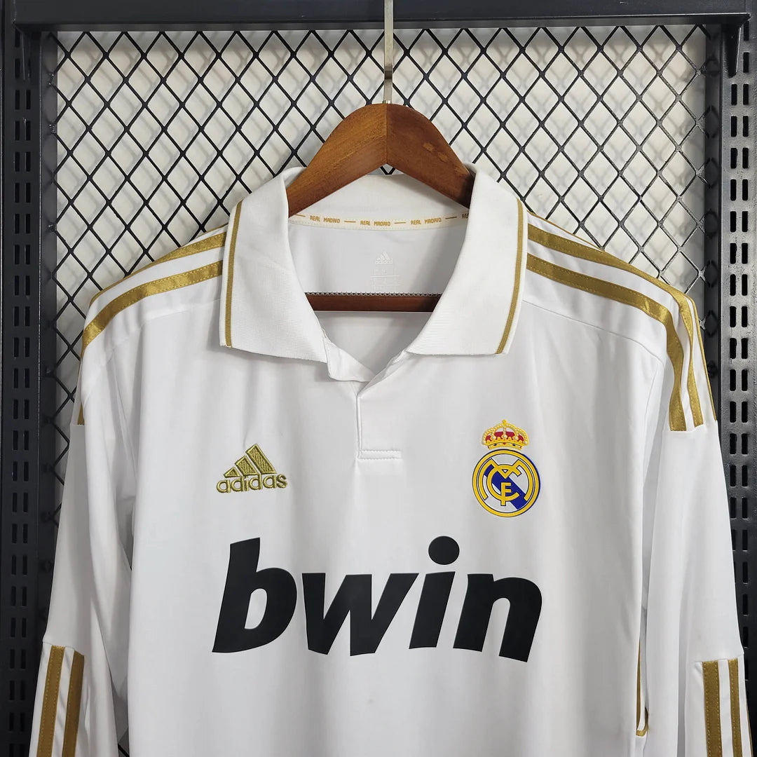 2011/2012 Retro Long Sleeve Real Madrid Home