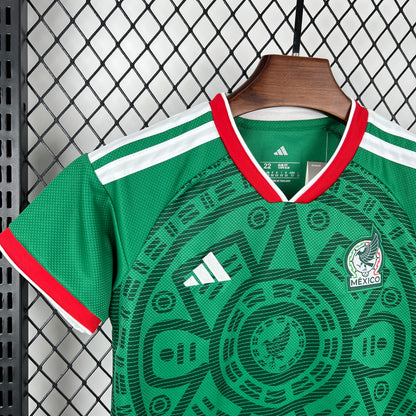 2026 Mexico Home World Cup Football Jersey Kids Size