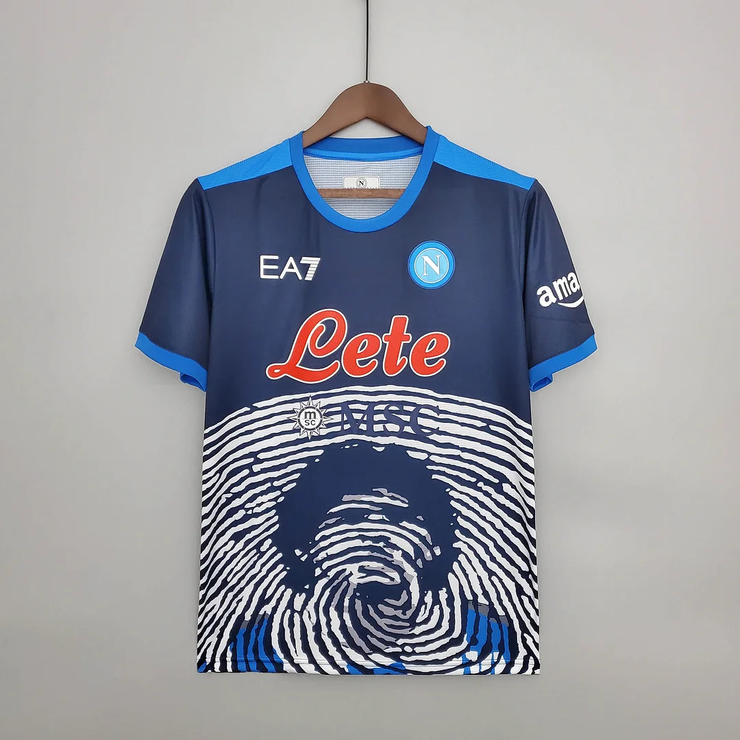 Napoli Soccer Commemorative Edition Blue Jersey 2021/2022 Retro 1:1 Thai Quality