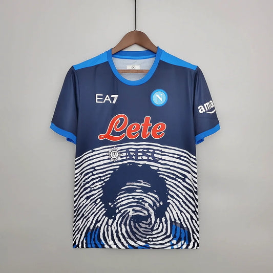 Napoli Soccer Commemorative Edition Blue Jersey 2021/2022 Retro 1:1 Thai Quality