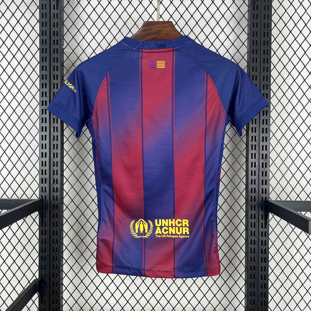 Womens 2025/2026 Barcelona Home Football Shirt