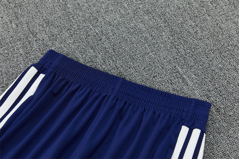 2026/2027 Real Madrid White Half-Pull Tracksuit