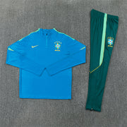 2026/2027 Brazil Blue Half-Pull Tracksuit