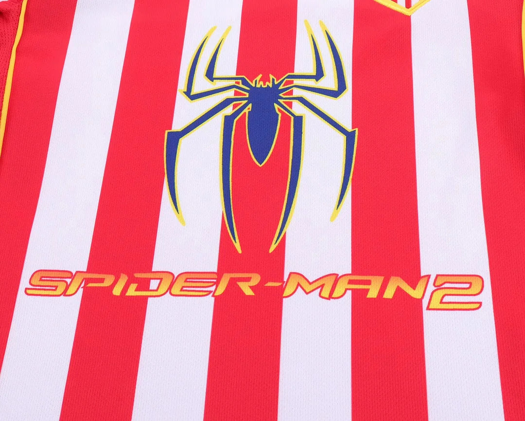 2004/2005 Retro Long Sleeve Atletico Madrid Home Football Shirt