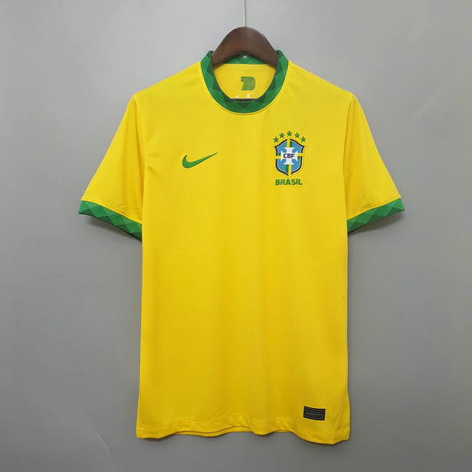 2020 Retro Brazil Soccer Jersey Home