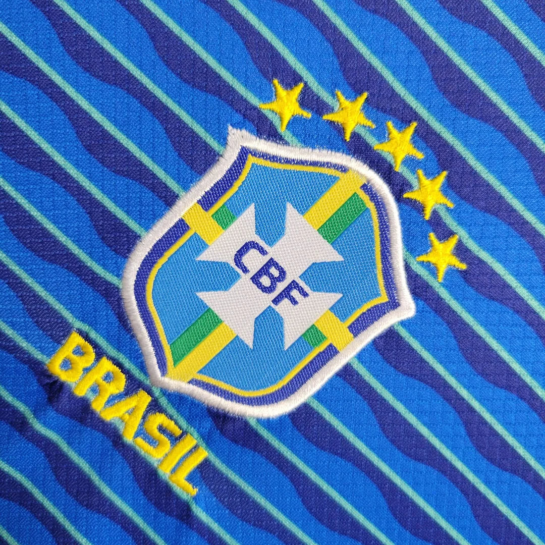 2024 Brazil Away Football Shirt Kids Size 1:1
