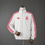 2026/2027  Spain Jacket White Red Windbreaker