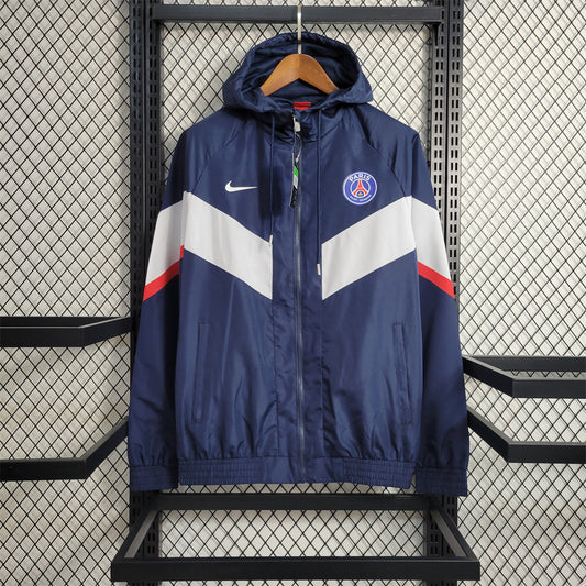 2022/2023 PSG Windbreaker Blue And White