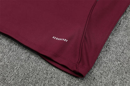 2025/2026 Arsenal Half-Pull Black Grey Tracksuit