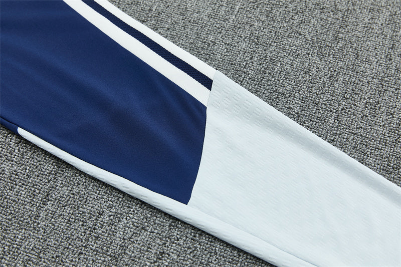 2026/2027 Real Madrid Blue Half-Pull Tracksuit