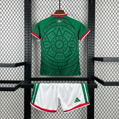 2026 Mexico Home World Cup Football Jersey Kids Size