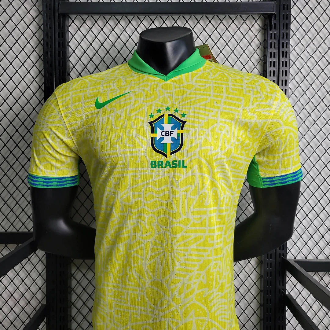 2024 Brazil Home Soccer Jersey - Player Version