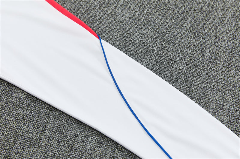 2026/2027 PSG Paris Saint-Germain White Red Half-Pull Tracksuit